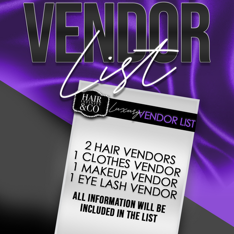 Vendor List